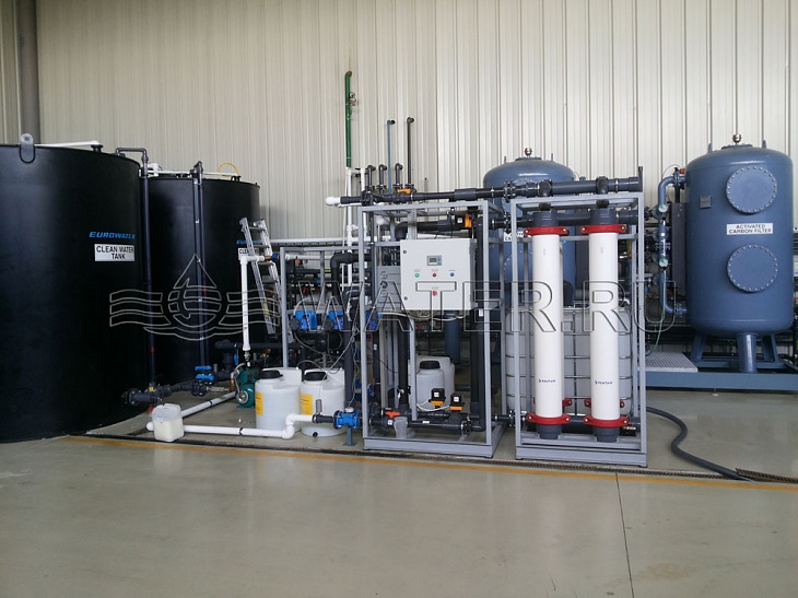Рабочая система система ультрафильтрации воды для предприятия